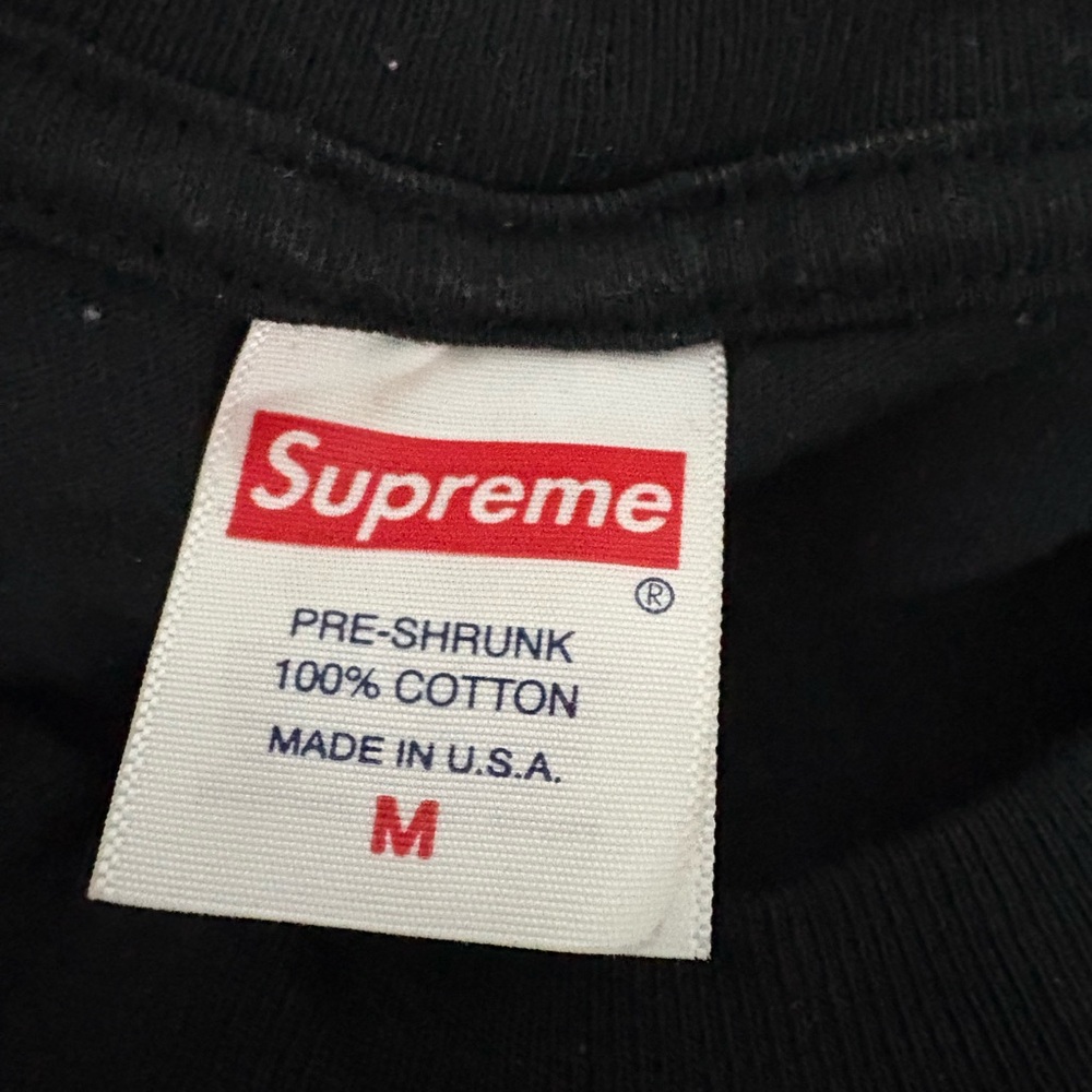 Brand new Supreme Black Cotton Tee